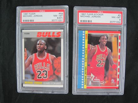 Lot Detail Fleer Basketball Card Set W Michael Jordan Psa