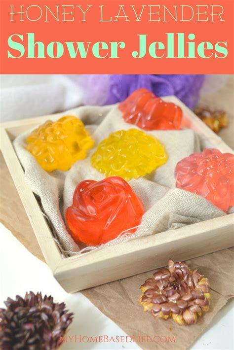 Easy Honey Lavender Shower Jellies