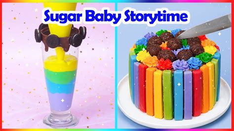 Sugar Baby Storytime Amazing Rainbow Cake Decorating Recipes YouTube