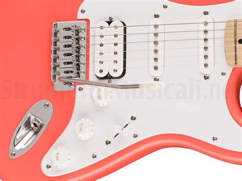 FENDER Squier Sonic Stratocaster HSS MN Tahitian Coral A Roma E Milano