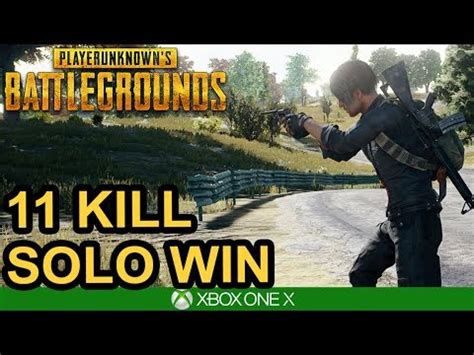 PUBG 11 KILL SOLO WIN Xbox One X YouTube