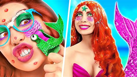 MERMAID NERD Extreme MAKEOVER Amazing Beauty Transformation With