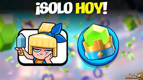 SOLO HOY Evento EXPLOSIÓN DE CORONAS de Clash Royale con EMOTE