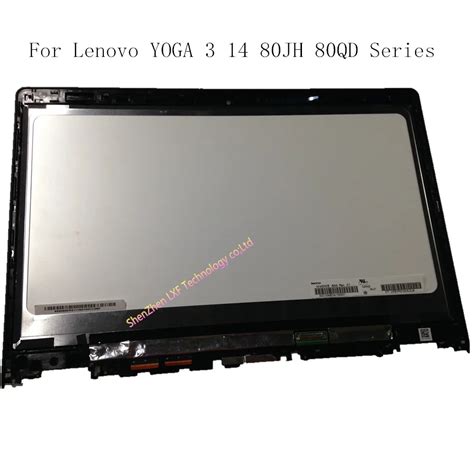 For Lenovo Yoga Jh Qd Series Touch Glass Digitizer Lcd