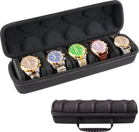 Amazon Cuuontrie Watch Travel Cases Watch Roll Watch Box For Men