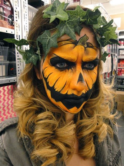 8 Scary Pumpkin Makeup Look Ideas For Halloween