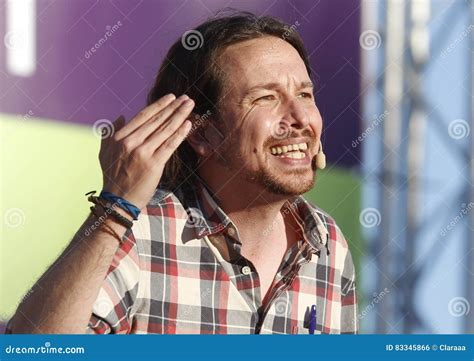 Pablo Iglesias Podemos Editorial Photo Image Of Leftist