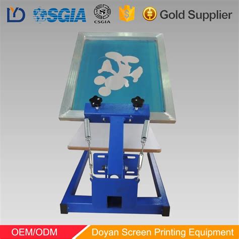 Rotary 1 Color 1 Station Textile Silk Screen Printing Machine Manual Buy Screen Printing