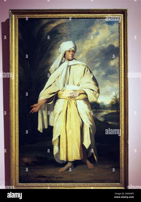 Portrait of Omai, a South Sea Islander who travelled to England with ...