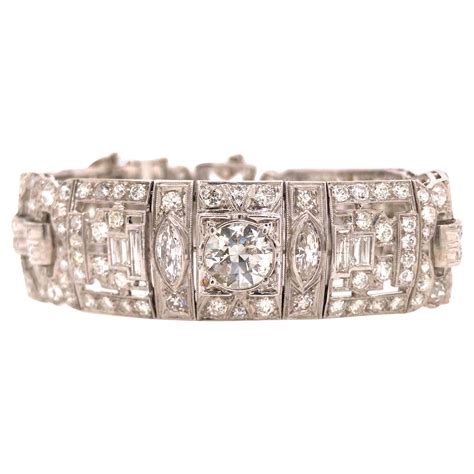 Wide Multi Shape 20 Carat Diamond Bracelet At 1stdibs