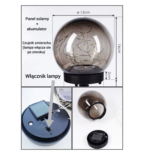 Znicz Solarny Podstawka Pod Znicz Grawer Z W Asnym Tekstem Dedykacj