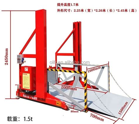 Portable Hydraulic Loading And Unloading Dock Movable Hydraulic