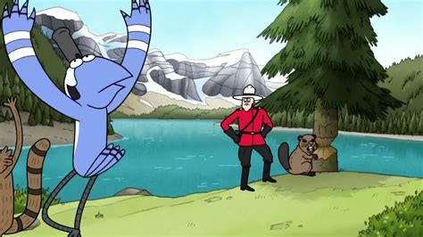 Mordecai And Rigby Screaming Ooooooohhh Around Canada And Antarctica