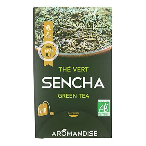 Thé vert Sencha x18 infusettes Greenweez