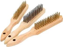 Hand Wire Brush - Wood Handle - Gooxoom.com