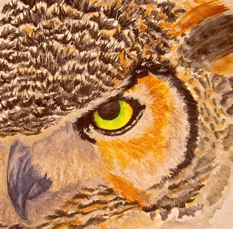 Great Horned Owl By Trista Willows On Deviantart