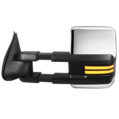 Chrome Power Heated Tow Mirrors For 2003 2007 Chevy Silverado Tahoe Mostplus