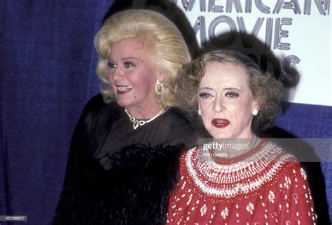 Actress Ginger Rogers And Actress Bette Davis Attend The 1982 News