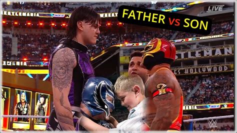 Rey Mysterio Vs Dominik Mysterio Wrestlemania 39 WWE Memes YouTube