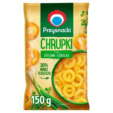 Przysnacki Chrupki O Smaku Zielona Cebulka 150 G Promocja Delikatesy