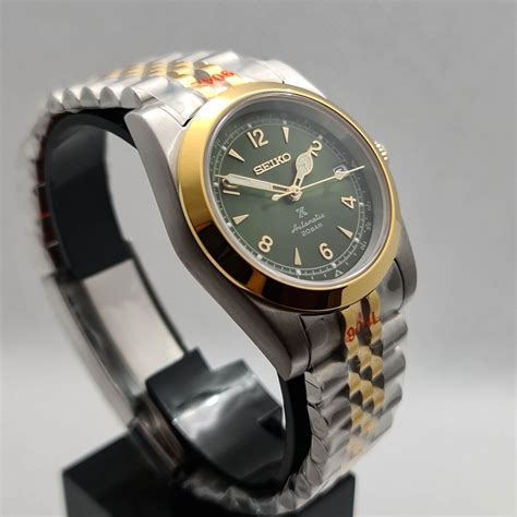 Seiko Alpinist Green Two Tone 380 USD - Express Delivery included