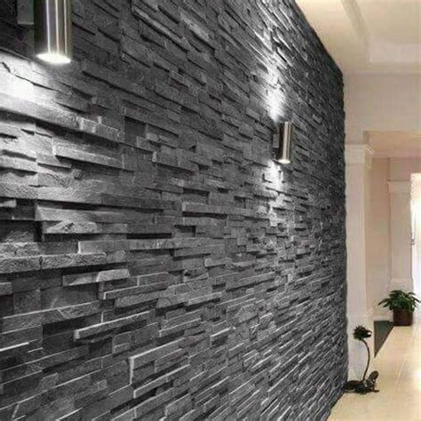 Black Slate Stone Wall Cladding, Packaging Type: Box at ₹ 60/square ...