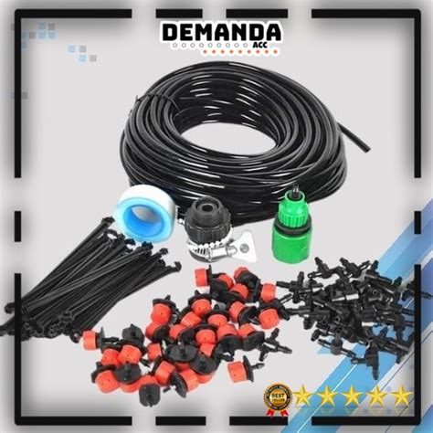 Review Tentang Peralatan Set Irigasi Air Taman Garden Watering Kit