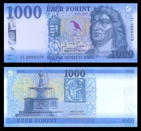 UNGARIA Bancnota 1000 Forint 2023 P 203d UNC Necirculata Okazii Ro