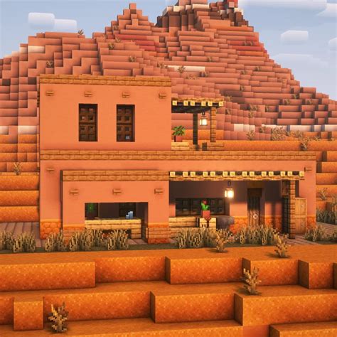 Mesa Biome Themed House Minecraft Map