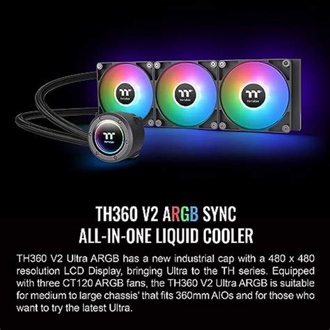 Thermaltake Th360 Argb Sync V2 Cpu Cooler Specs Compare Prices Pangoly