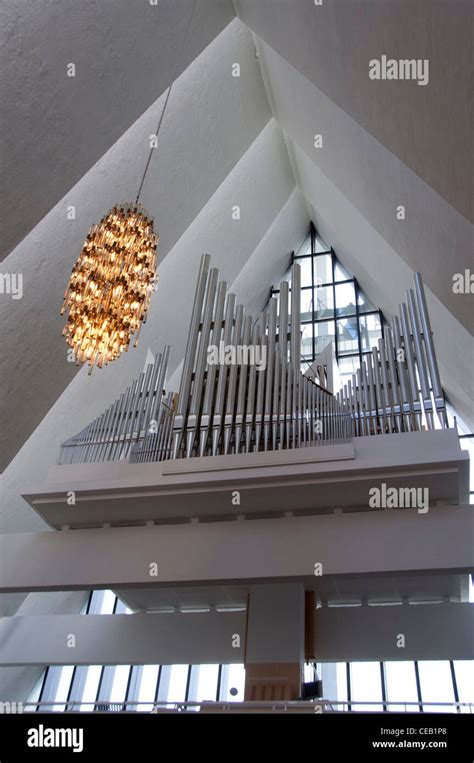 Tromso arctic cathedral interior hi-res stock photography and images ...