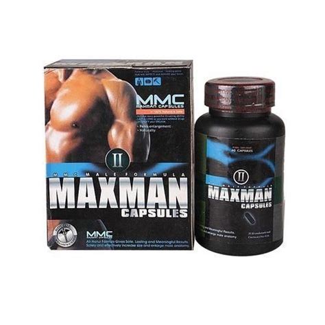 Mmc Max Man Capsules 60 Caps Best For Big Penis And Longer Sex By