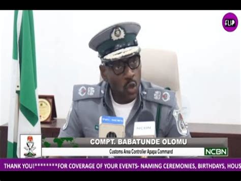 Apapa Customs Sets New Record With N B Daily Collection Youtube