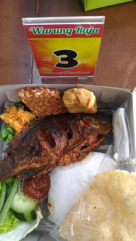 Nasi Kotak Paket J2 Ikan Nila Bakar