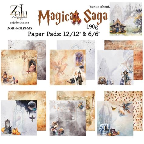 Papier Zoju Design Magical Saga X Zoju Design Sklep Empik