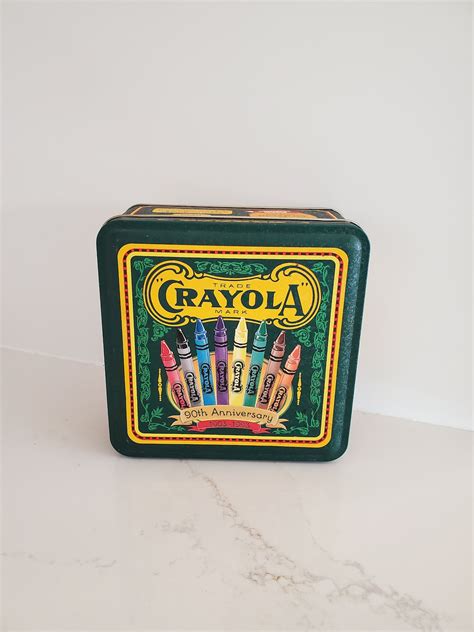 Vintage Collector Crayola Crayon 90th Anniversary Tin 1993 - Etsy