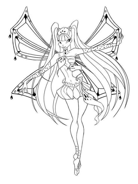 Musa Winx Coloring Pages Download And Print Musa Winx Coloring Pages