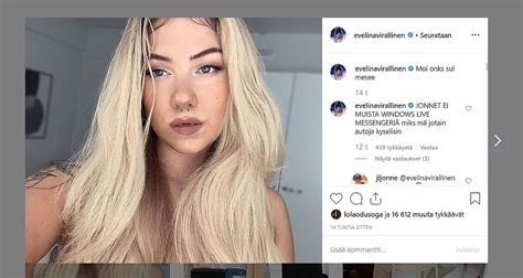 Evelina Julkaisi Tyrmäävän Selfien Hupaisa Yksityiskohta Johti