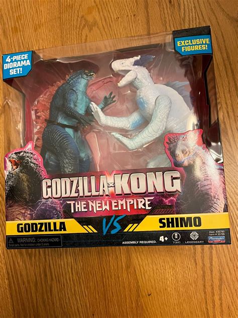 Godzilla X Kong The New Empire Godzilla Vs Shimo 2 Pack Figure Set สถานีตำรวจภูธรพิชัย