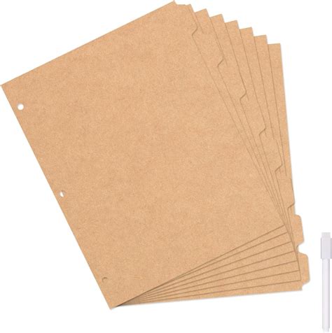 Amazon Zmybcpack Ring Binder Dividers With Tabs Sets Tab