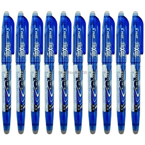 Pilot Frixion Erasable Gel Pen 0 5mm Extra Fine Blue 10pcs Set In Gel