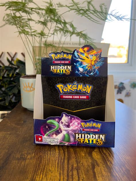 Custom Pokemon Trading Card Hidden Fates Booster Box empty Box - Etsy