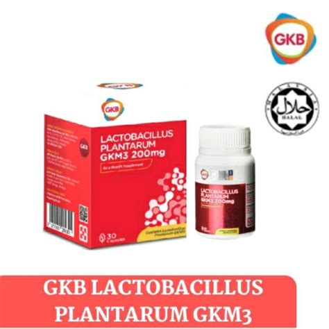 GKB Lactobacillus Plantarum GKM3 200MG Probiotic Shopee Malaysia