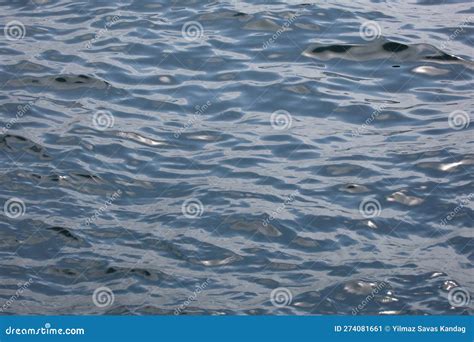 Sea Surface and Waves for Background Stock Image - Image of light ...