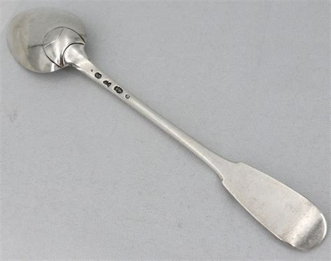 Proantic Th Century Sterling Silver Stew Spoon Uniplat Agen Jacq