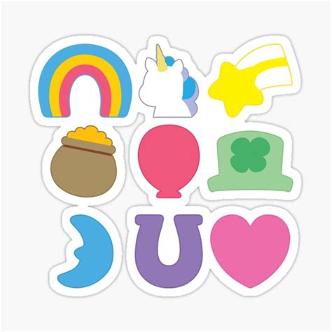 A Set Of Lucky Charms Sticker For Sale By Imlying Redbubble