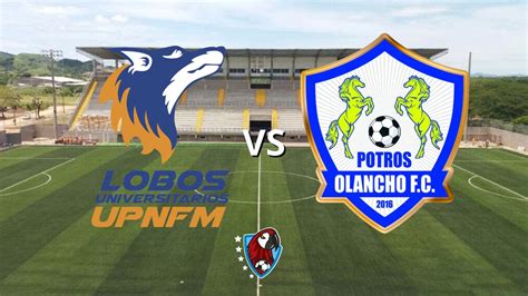 Lobos Upnfm Vs Olancho Fc En Vivo Hoy Partido De Potros A Qu Hora