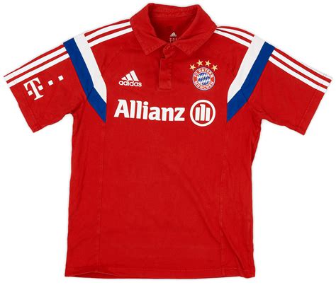 Bayern Munich Player Issue Adidas Polo Shirt S