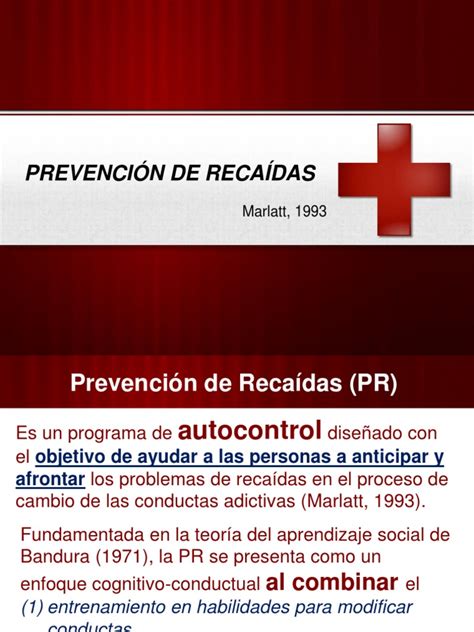 Prevención De Recaídas Pdf Autoeficacia Acción Filosofía