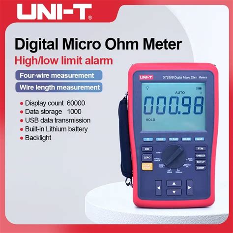 Snapklik Uni T Ground Resistance Meter Ut A Manual Range Dc Low